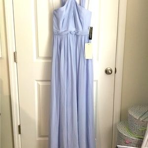 Long Baby Blue Dress